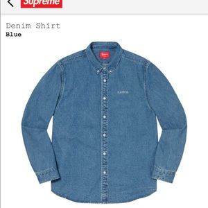 Supreme denim shirt